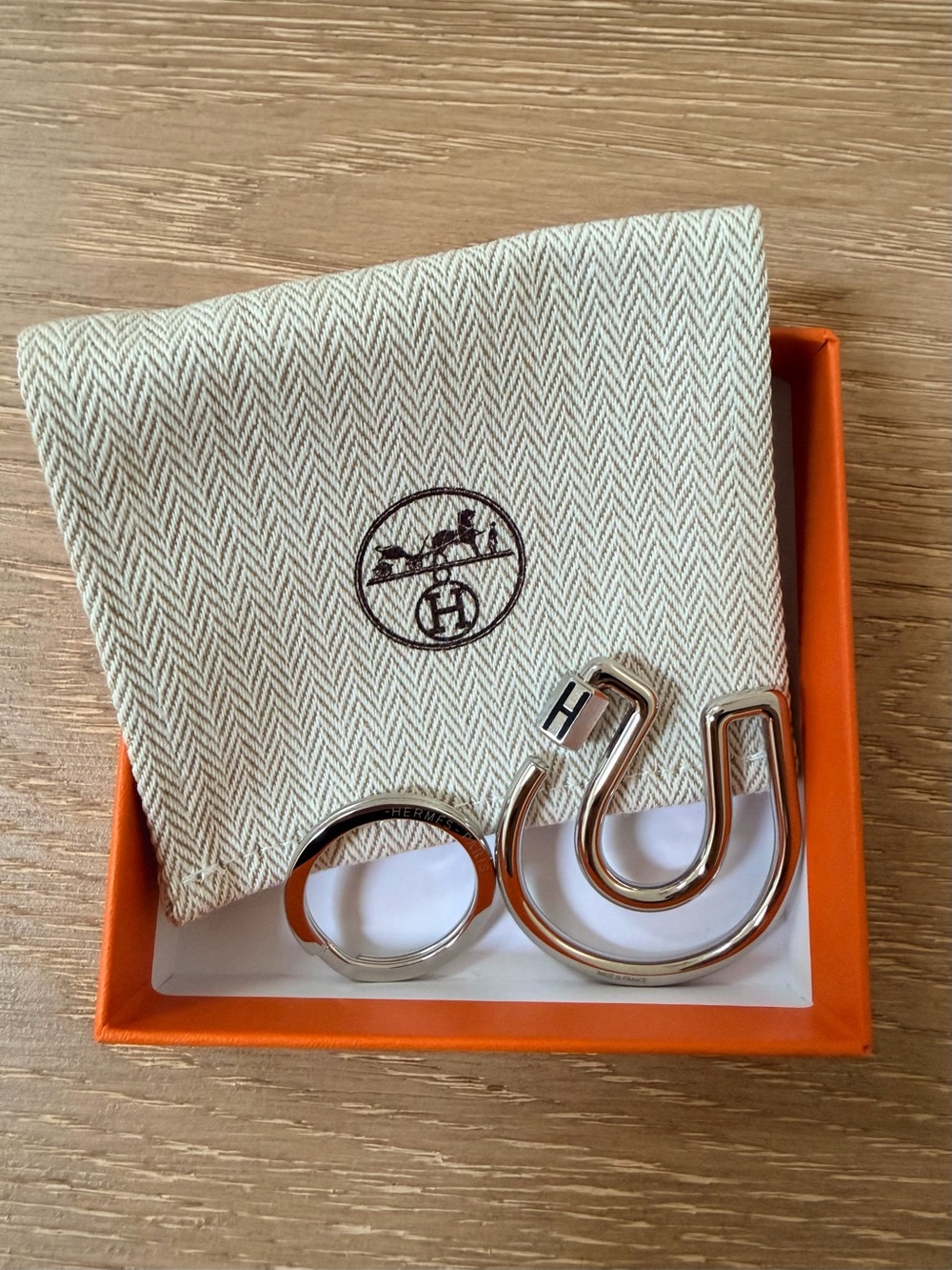 Hermes Fer a Cheval Key Ring